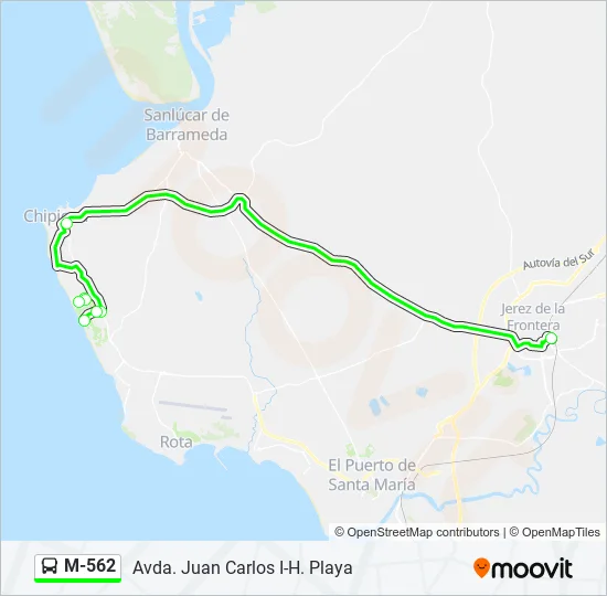 M-562  Line Map