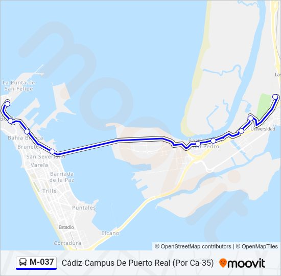 Mapa de M-037 de 