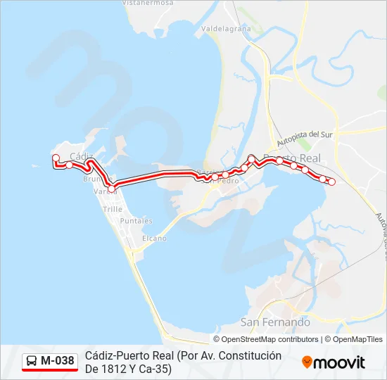 M-038  Line Map