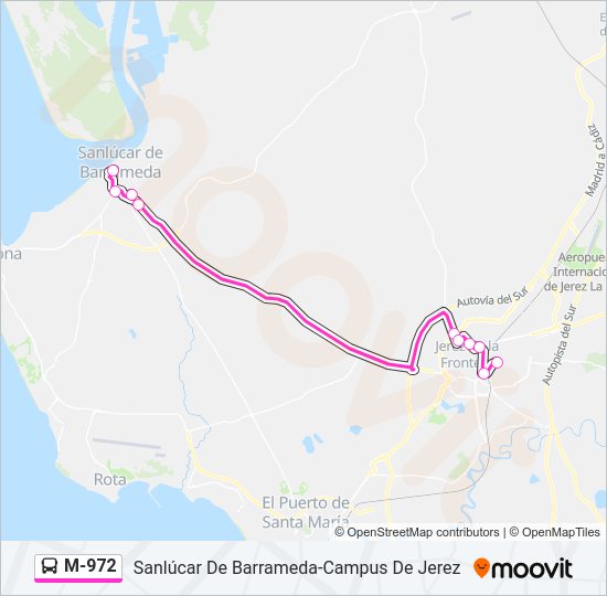 Mapa de M-972 de 
