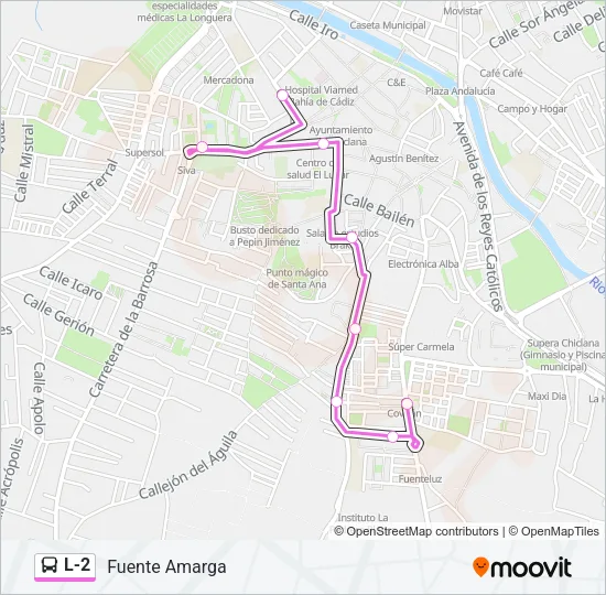 L-2 Bus Line Map