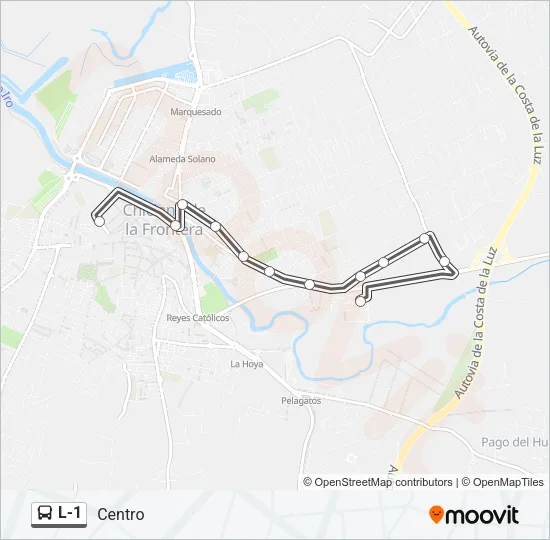 L-1 Bus Line Map