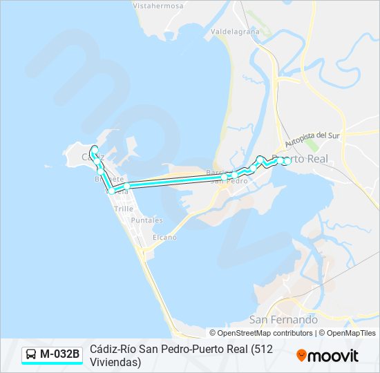 Mapa de M-032B de 