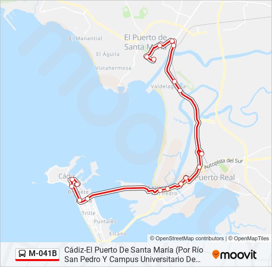 Mapa de M-041B de 