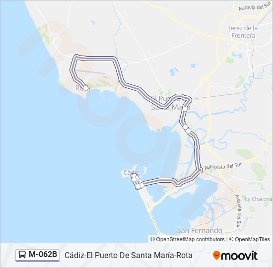 Mapa de M-062B de 