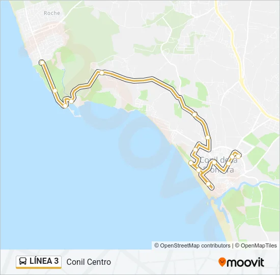 LÍNEA 3 Bus Line Map