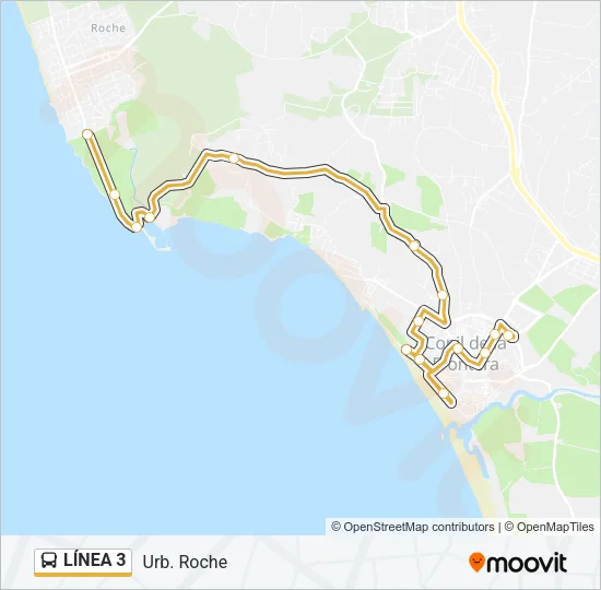 LÍNEA 3 Bus Line Map