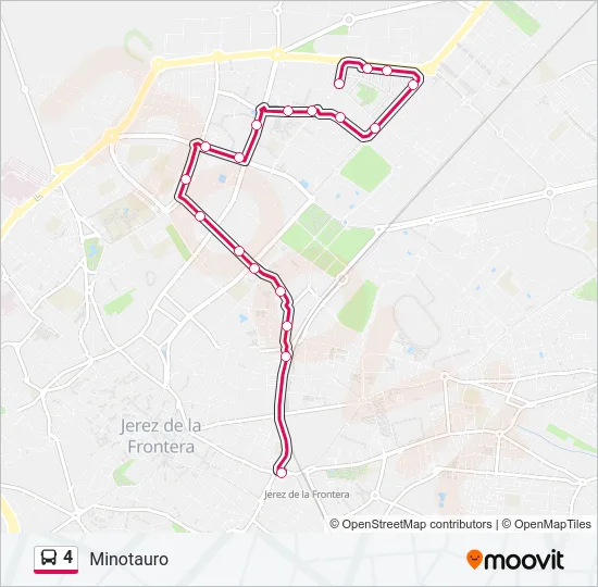 4 Bus Line Map