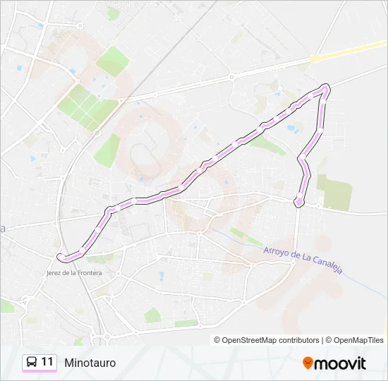 11 Bus Line Map