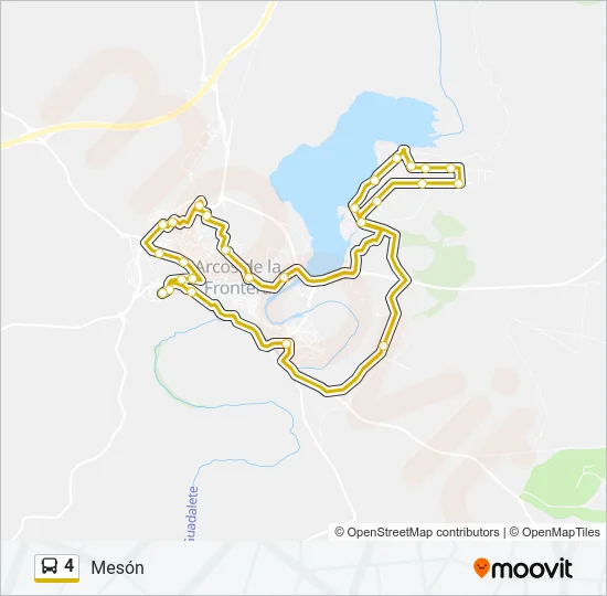4 Bus Line Map
