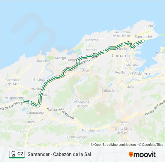 C2  Line Map