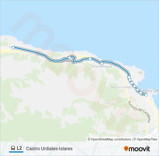 L2 Bus Line Map