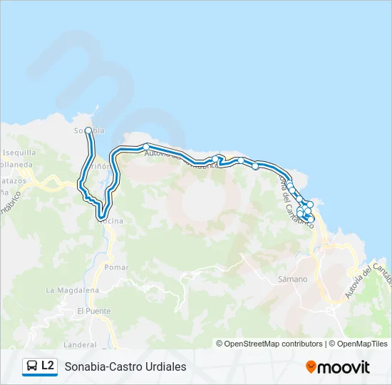 L2 Bus Line Map