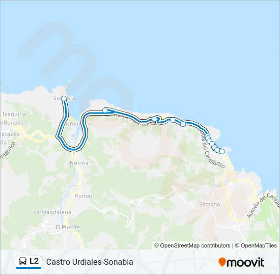 L2 Bus Line Map