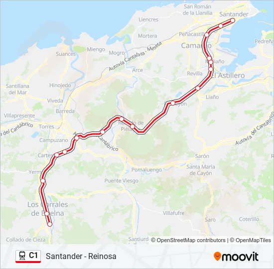 C1  Line Map