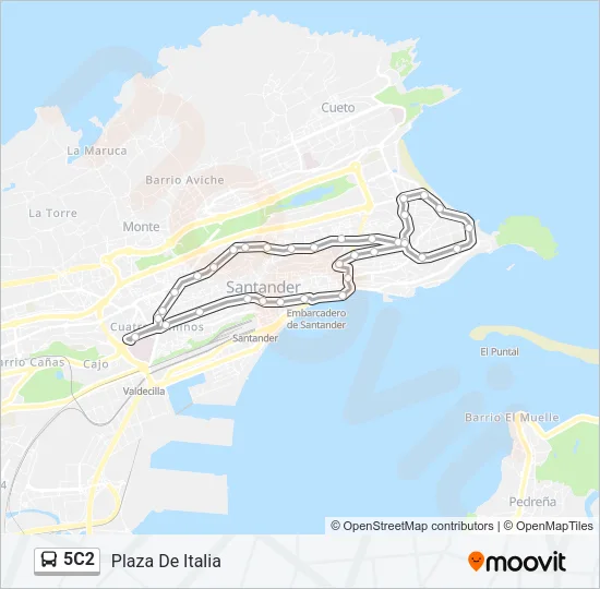 5C2 Bus Line Map