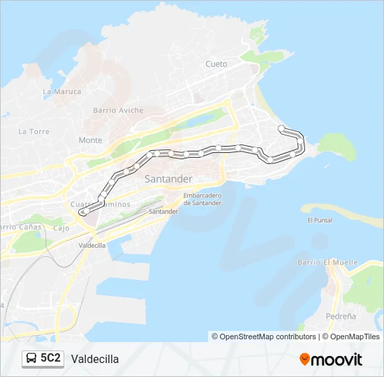 5C2 Bus Line Map
