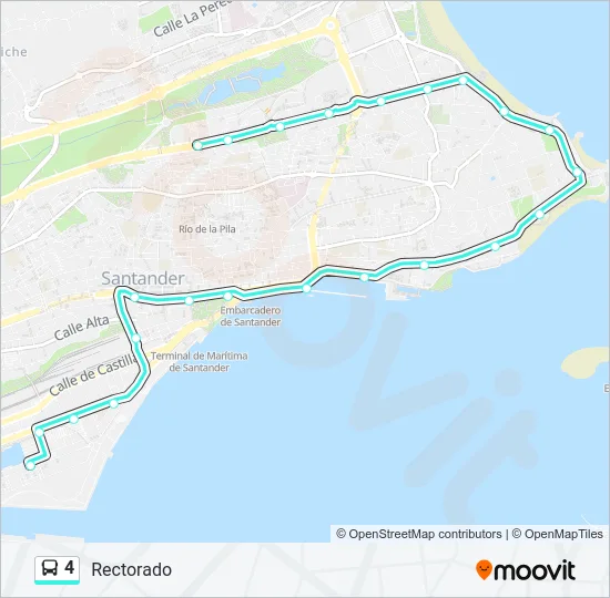 4 Bus Line Map
