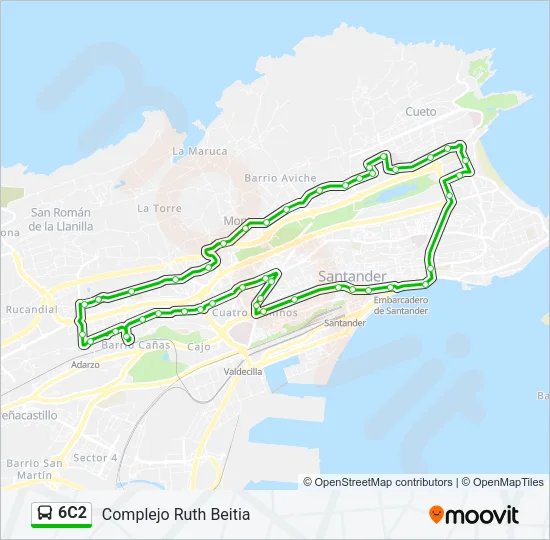 6C2 Bus Line Map