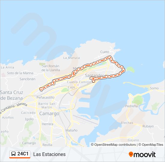 24C1 Bus Line Map