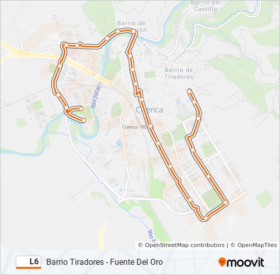 L6 bus Line Map