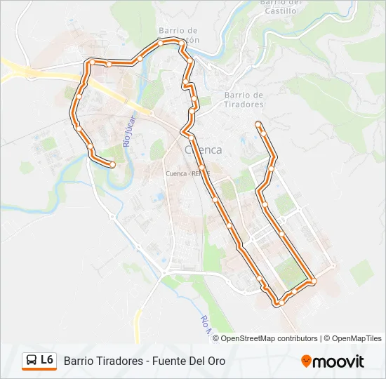 L6 Bus Line Map