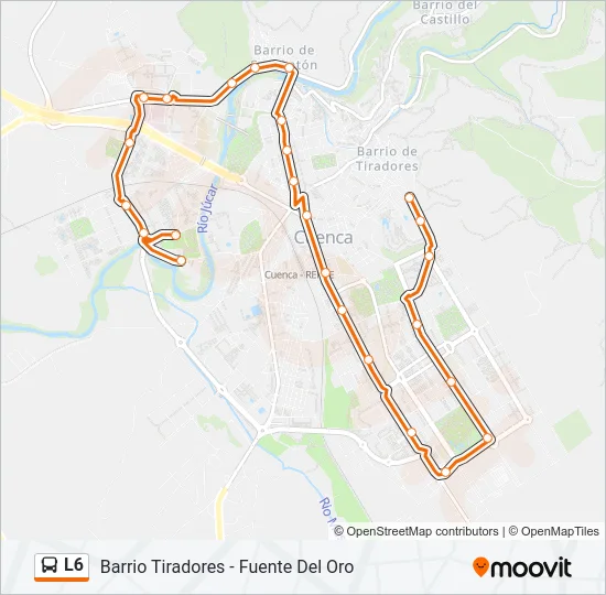 L6 Bus Line Map