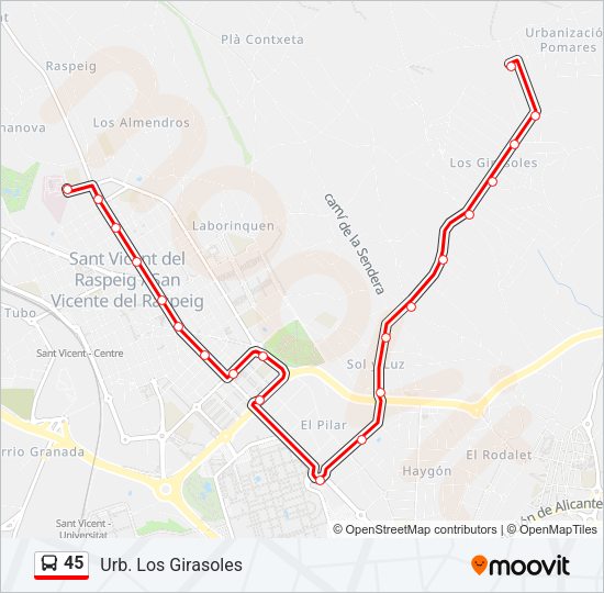 Mapa de 45 de 