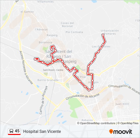 Mapa de 45 de 