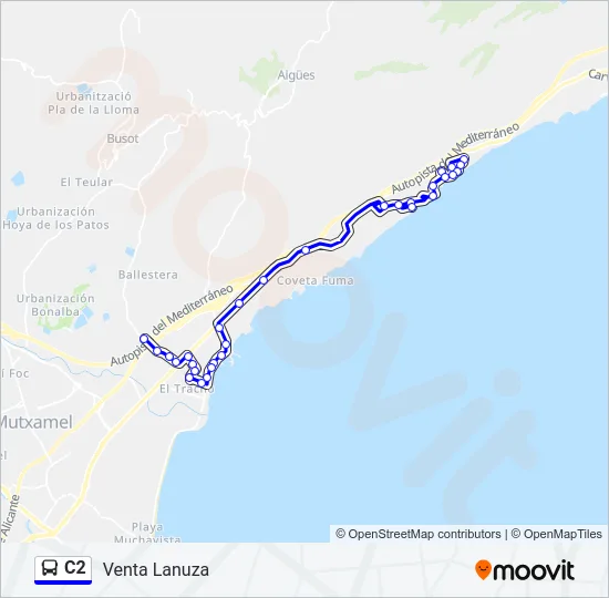 C2  Line Map