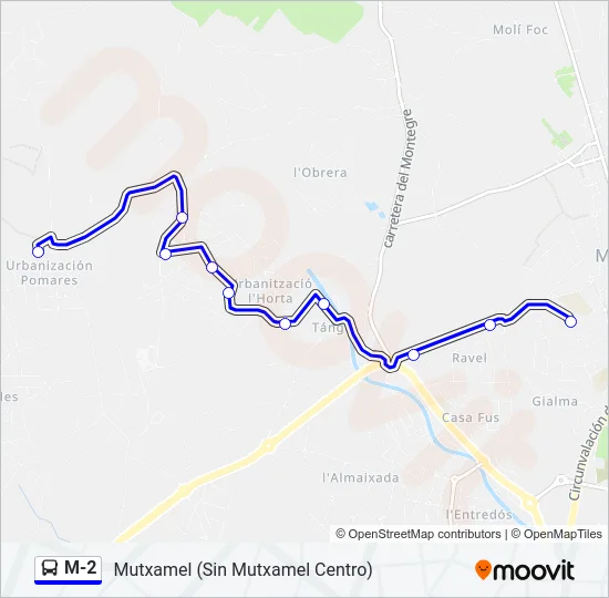 M-2  Line Map