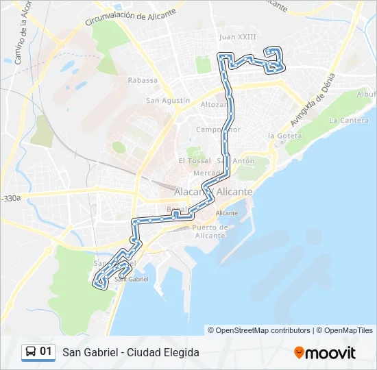 01 Bus Line Map