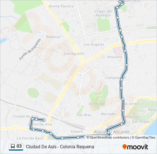 03 bus Line Map