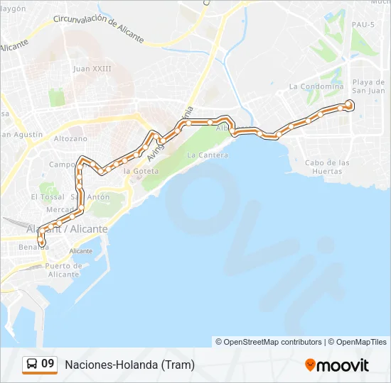 09 Bus Line Map