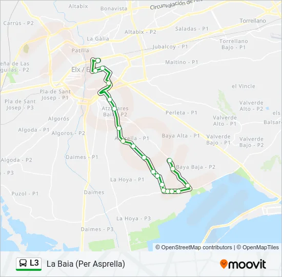 L3 Bus Line Map