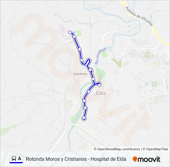A Bus Line Map