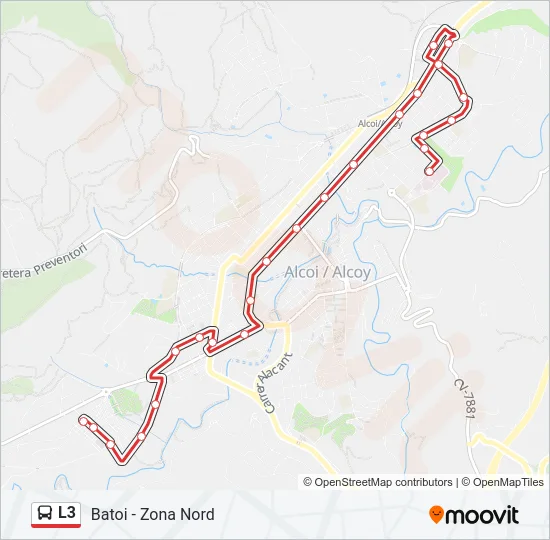 L3 Bus Line Map