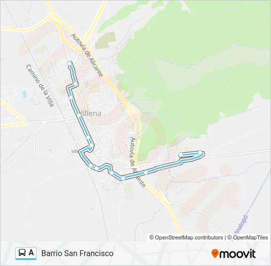 A Bus Line Map