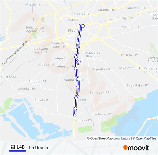 L4B  Line Map