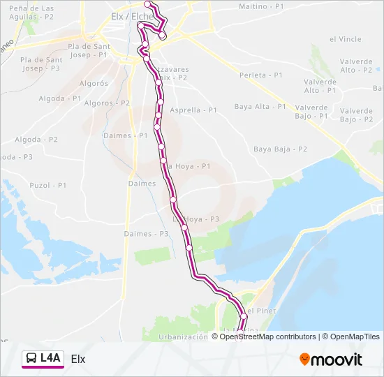 L4A  Line Map