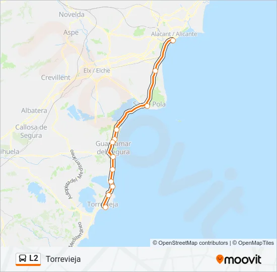 L2 Bus Line Map