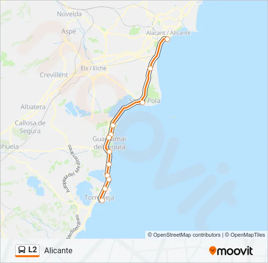 L2 Bus Line Map