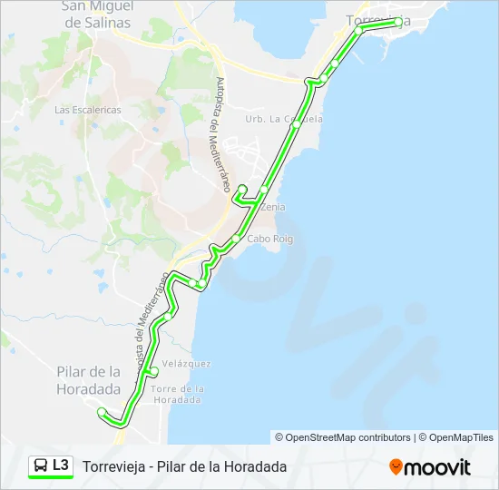 L3 Bus Line Map