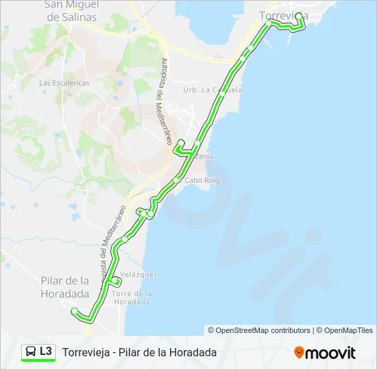 L3 Bus Line Map
