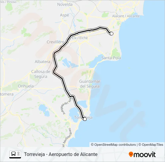✈️ Bus Line Map