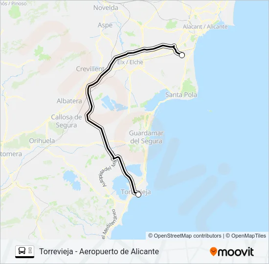 ✈️ Bus Line Map