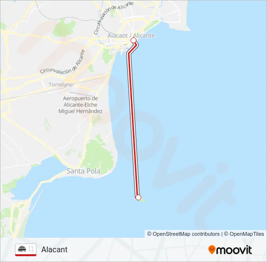 ⛴️ Ferry Line Map