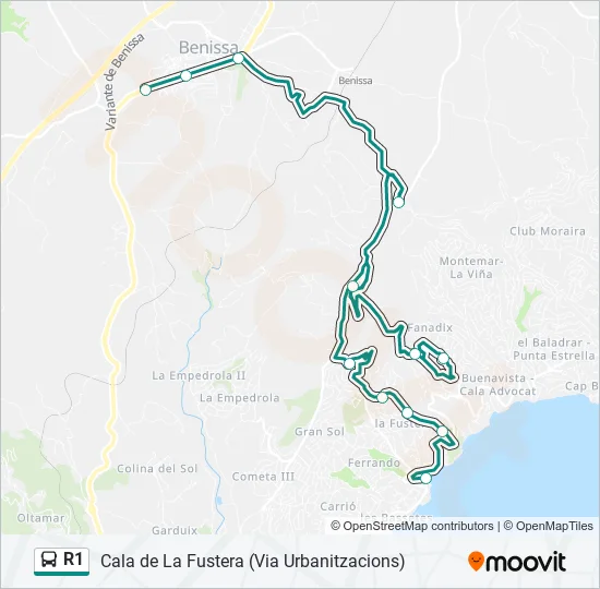 R1  Line Map