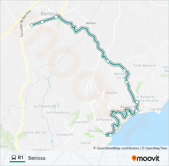 R1  Line Map