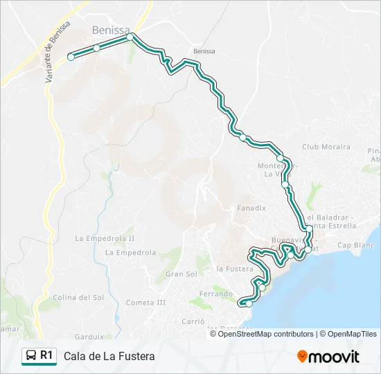 R1  Line Map